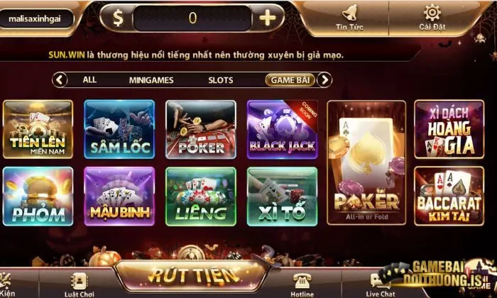 Tìm hiểu về sân chơi bài tây Sunwin