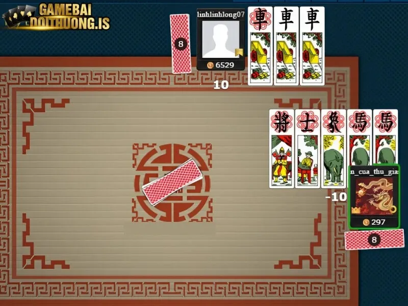 Bộ bài được sử dụng trong bài tam cúc 