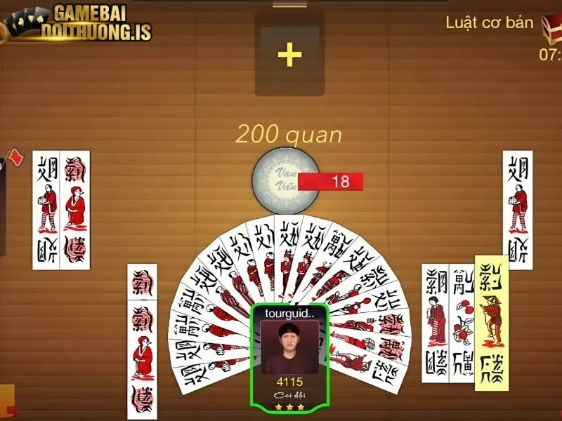 Bộ bài sử dụng khi chơi đánh chắn 