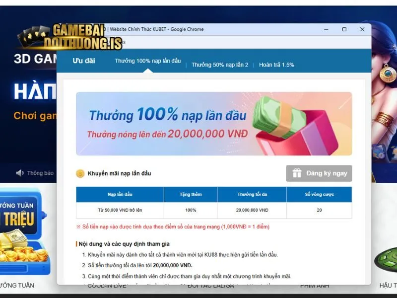 Chăm sóc khách hàng tận răng khi chơi tại KU88