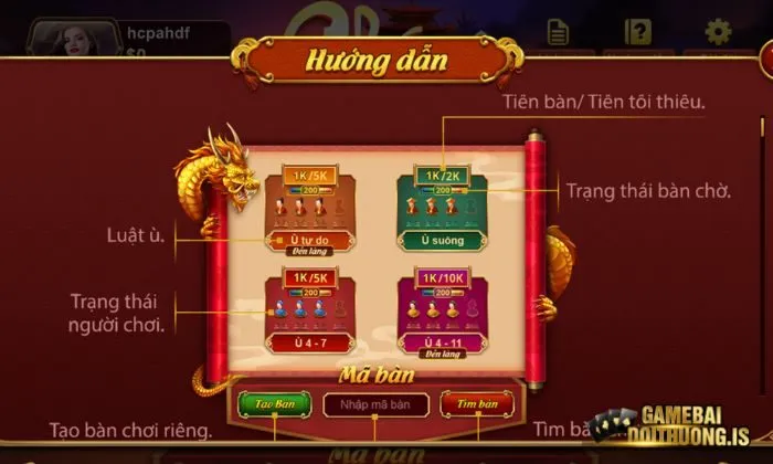 Luật chơi dễ hiểu 