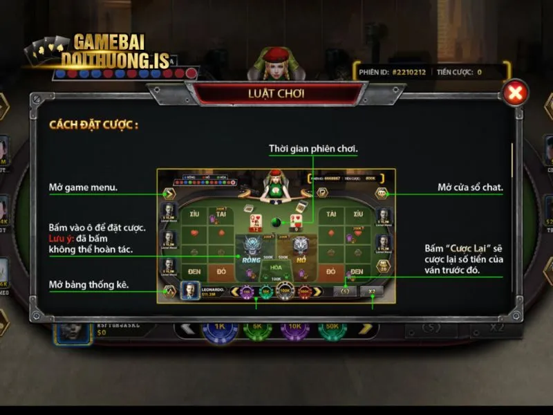 Đa dạng cửa cược trong Rồng hổ V8