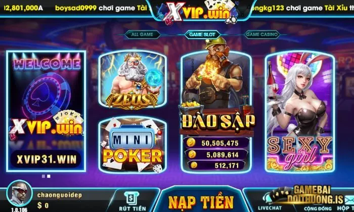 Slot nổ hũ Xvip