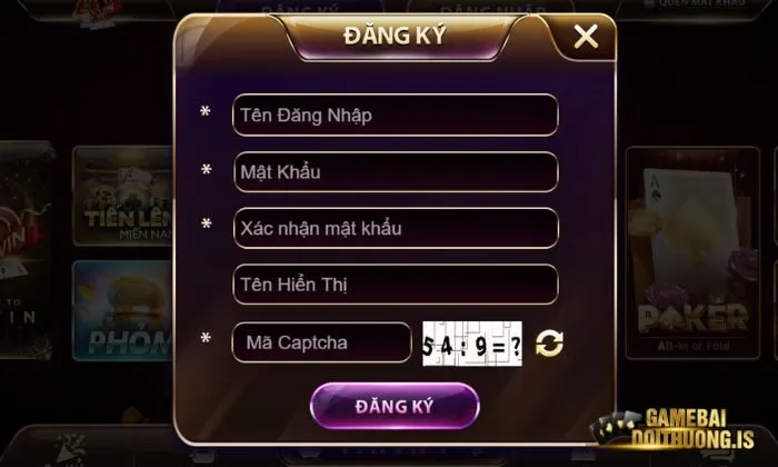 Các bước đăng ký tài khoản chơi game tại Zowin nhanh chóng