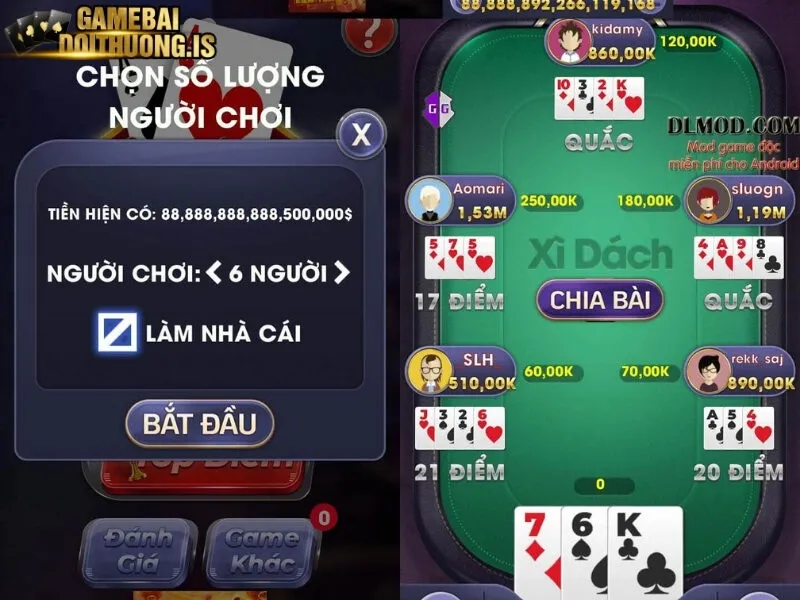 Luật chơi cơ bản của game bài Xì Dách 789Club 