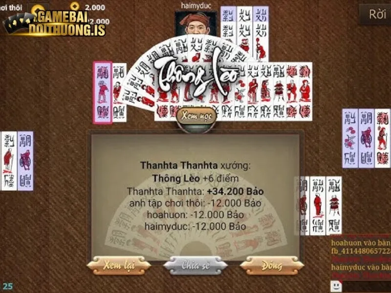 Quy định khi tính điểm các quân bài 