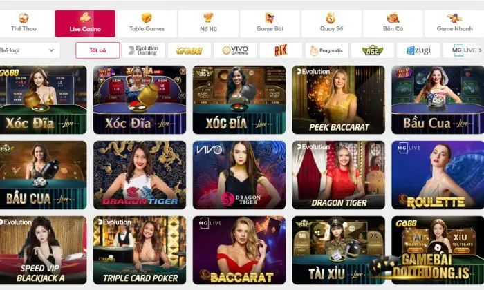 Nhiều sản phẩm cá cược hấp dẫn tại Net88