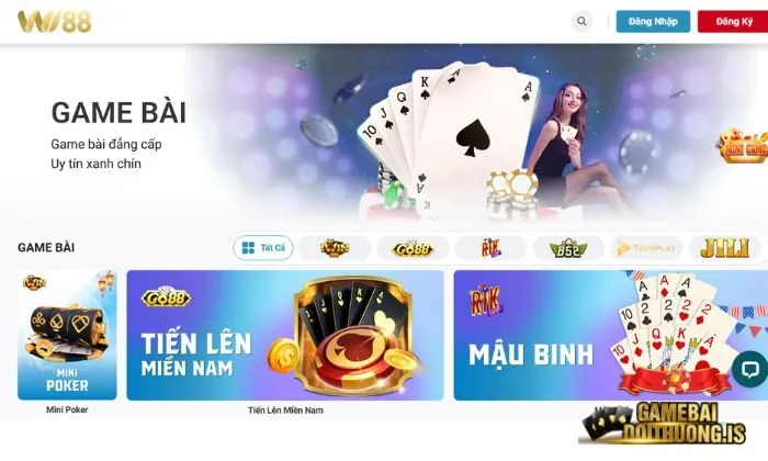 Trải nghiệm một bộ sưu tập game bài độc đáo