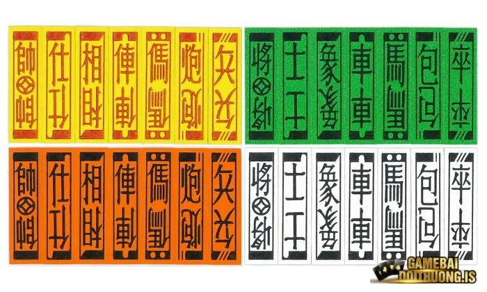 Bài Tứ Sắc có tổng 112 lá bài